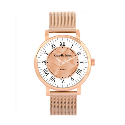 Krug Baümen Ladies' COLOURS Rose Gold Watch