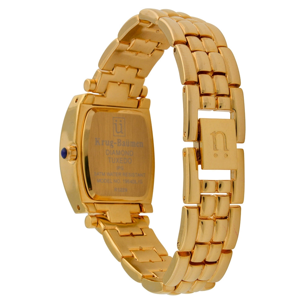 Krug Baümen Ladies Tuxedo Diamond Watch