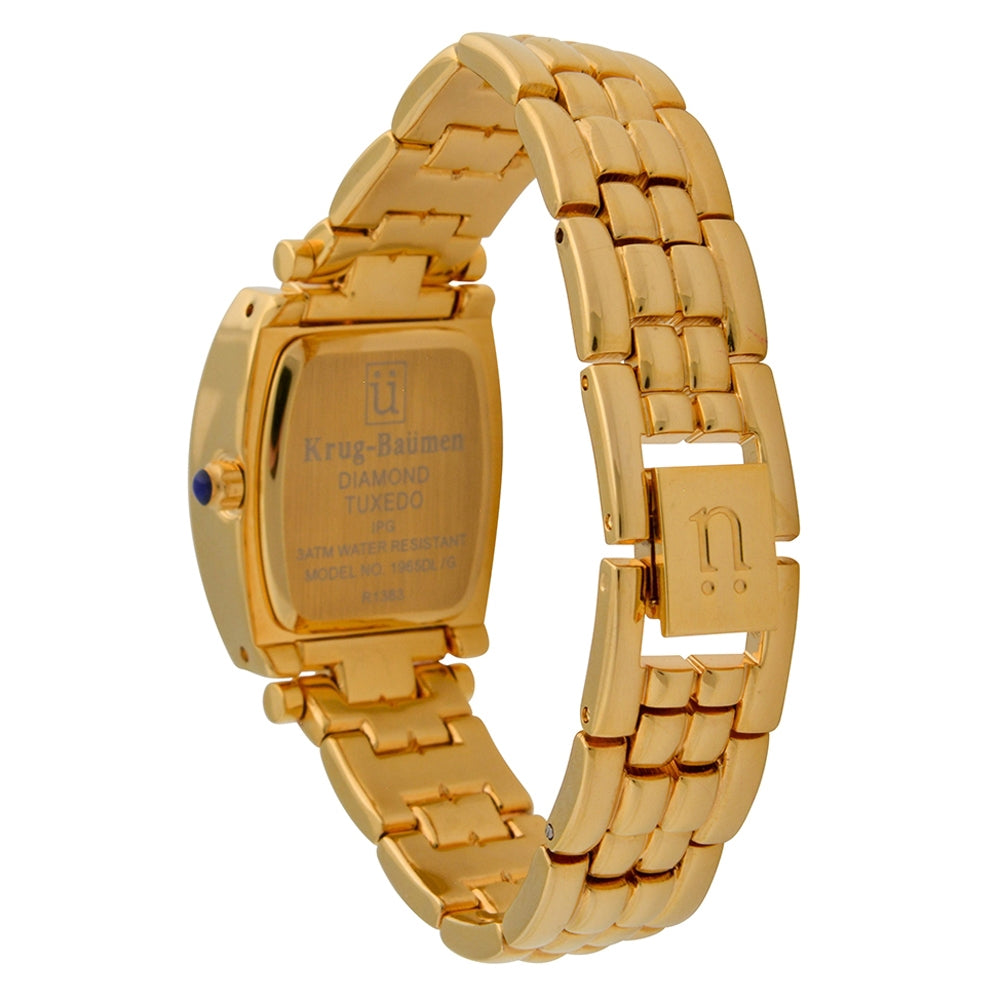 Krug Baümen Ladies Tuxedo Diamond Watch