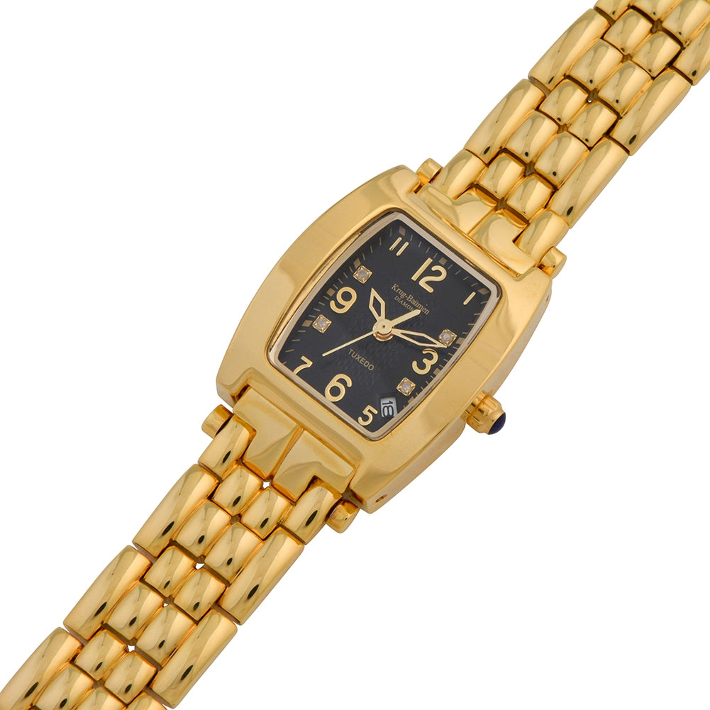 Krug Baümen Ladies Tuxedo Diamond Watch