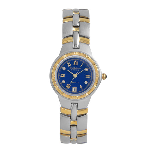 Krug Baümen Ladies Regatta Diamond Gold Watch