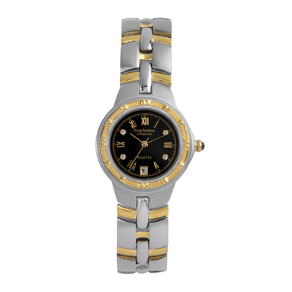 Krug Baümen Ladies Regatta Diamond Gold Watch
