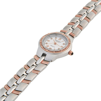 Krug Baümen Ladies Regatta Diamond Rose Gold Watch