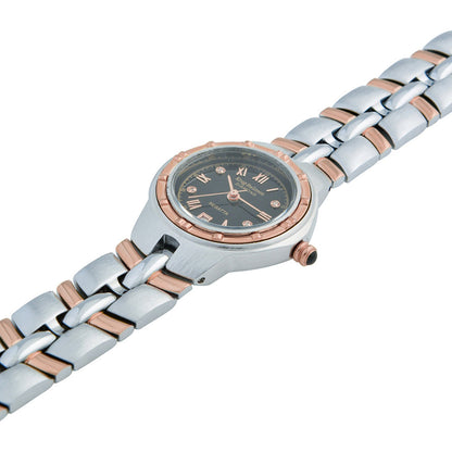 Krug Baümen Ladies Regatta Diamond Rose Gold Watch