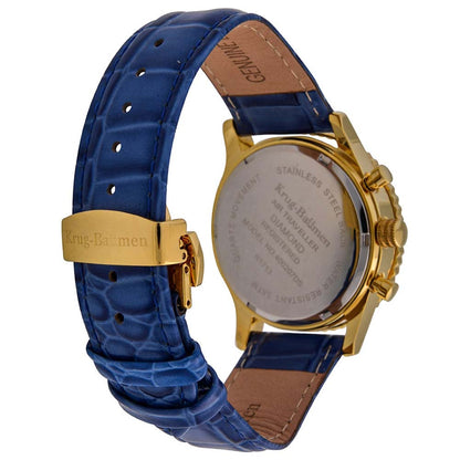Krug Baümen Mens Air Traveller Diamond Watch