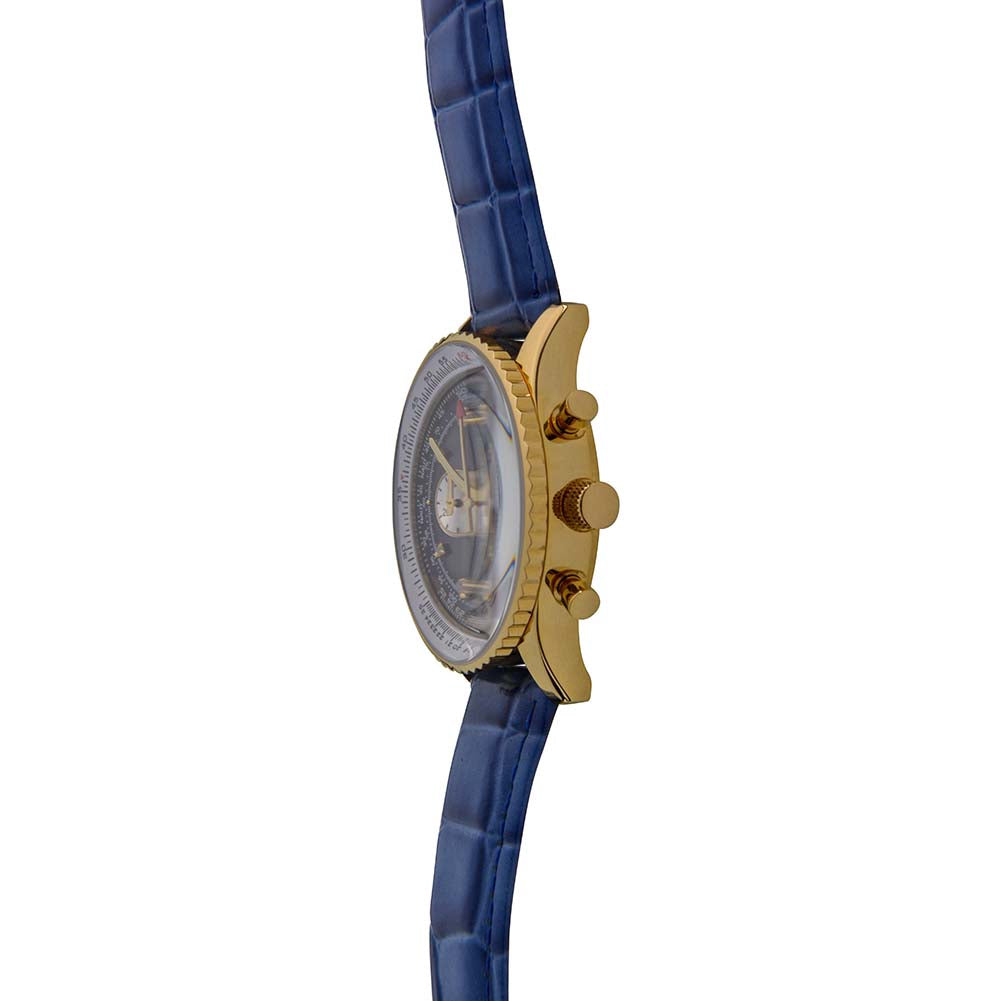 Krug Baümen Mens Air Traveller Diamond Watch