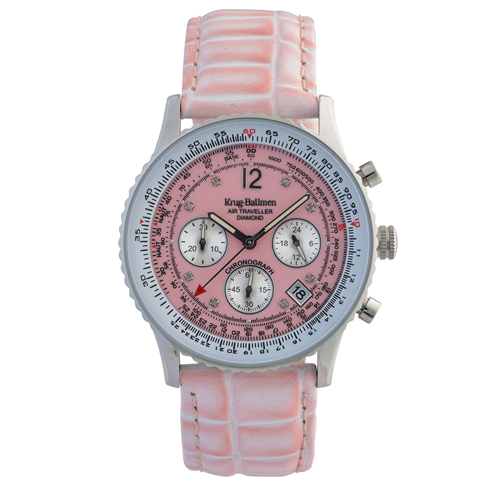 Krug Baümen Ladies Air Traveller Diamond Watch