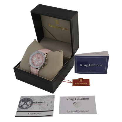 Krug Baümen Ladies Air Traveller Diamond Watch
