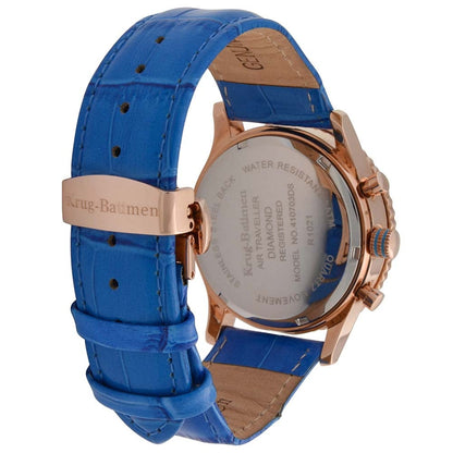Krug Baümen Mens Air Traveller Diamond Watch