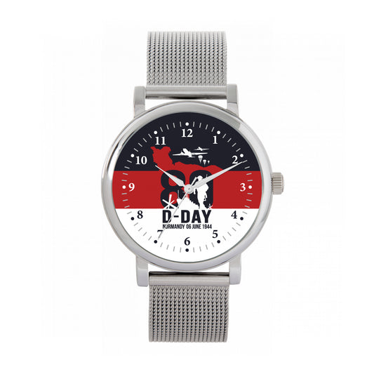 Toff London 38mm Dd-80 Watch - Silver Case & Stainless Steel Strap