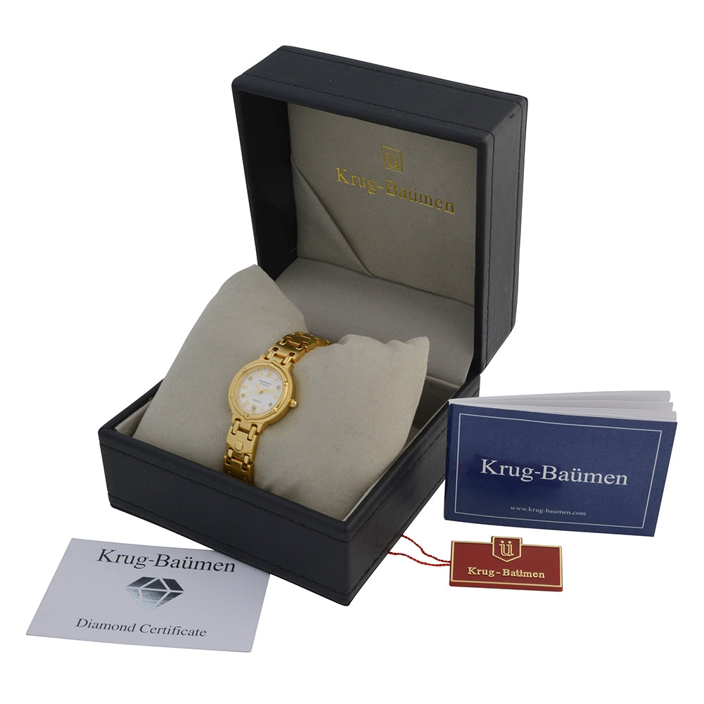 Krug Baümen Ladies Charleston Diamond Watch