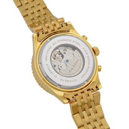 Krug Baümen Mens Air Traveller Diamond Automatic Watch