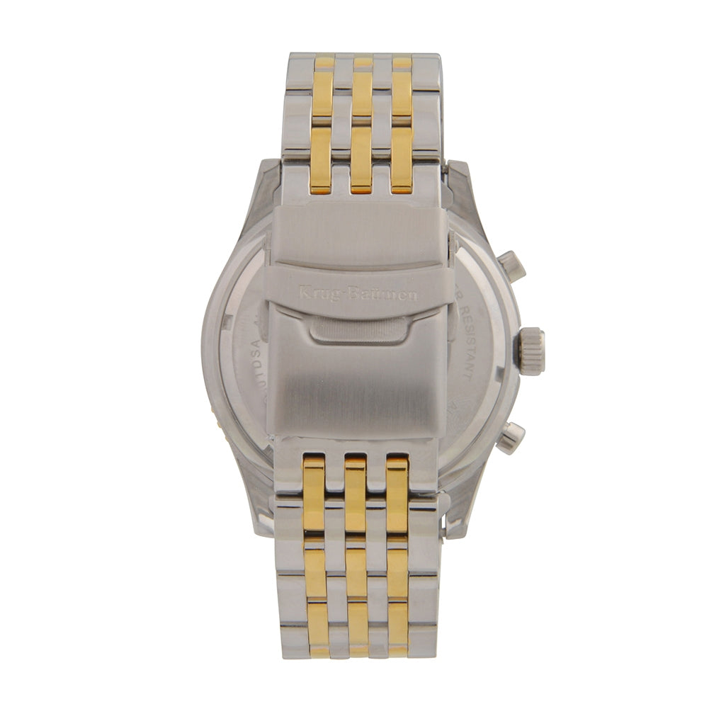 Krug Baümen Mens Air Traveller Diamond Automatic Watch