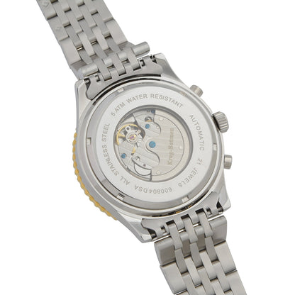 Krug Baümen Mens Air Traveller Diamond Automatic Watch