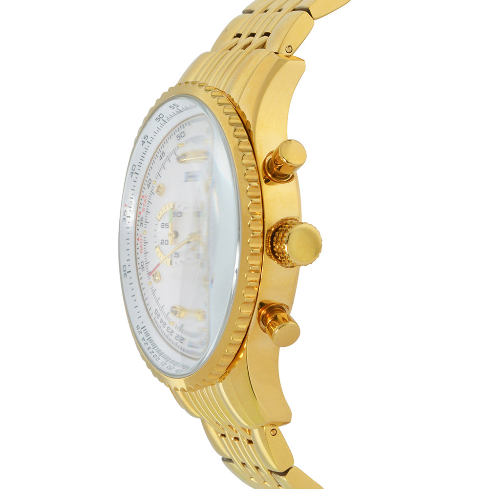 Krug Baümen Mens Air Traveller Diamond Watch