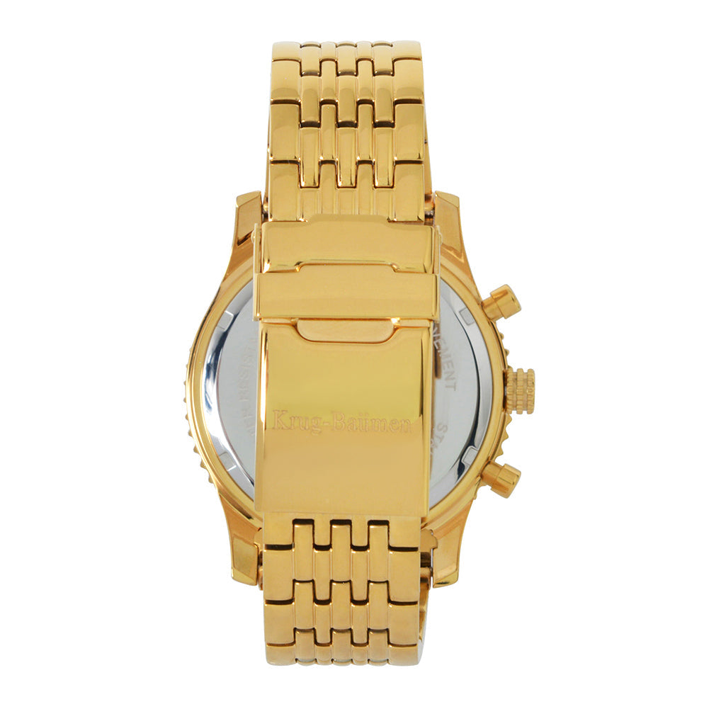 Krug Baümen Mens Air Traveller Diamond Watch