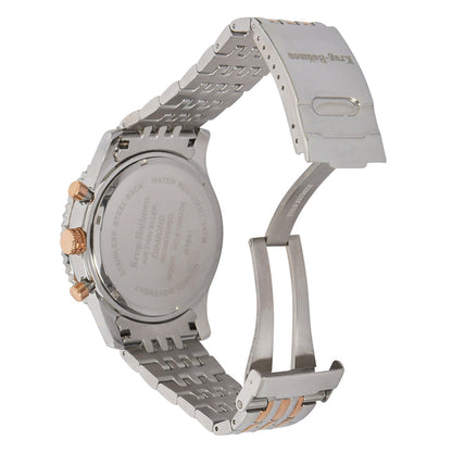 Krug Baümen Mens Air Traveller Diamond Watch
