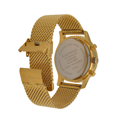 Krug Baümen Mens Air Traveller Diamond Watch