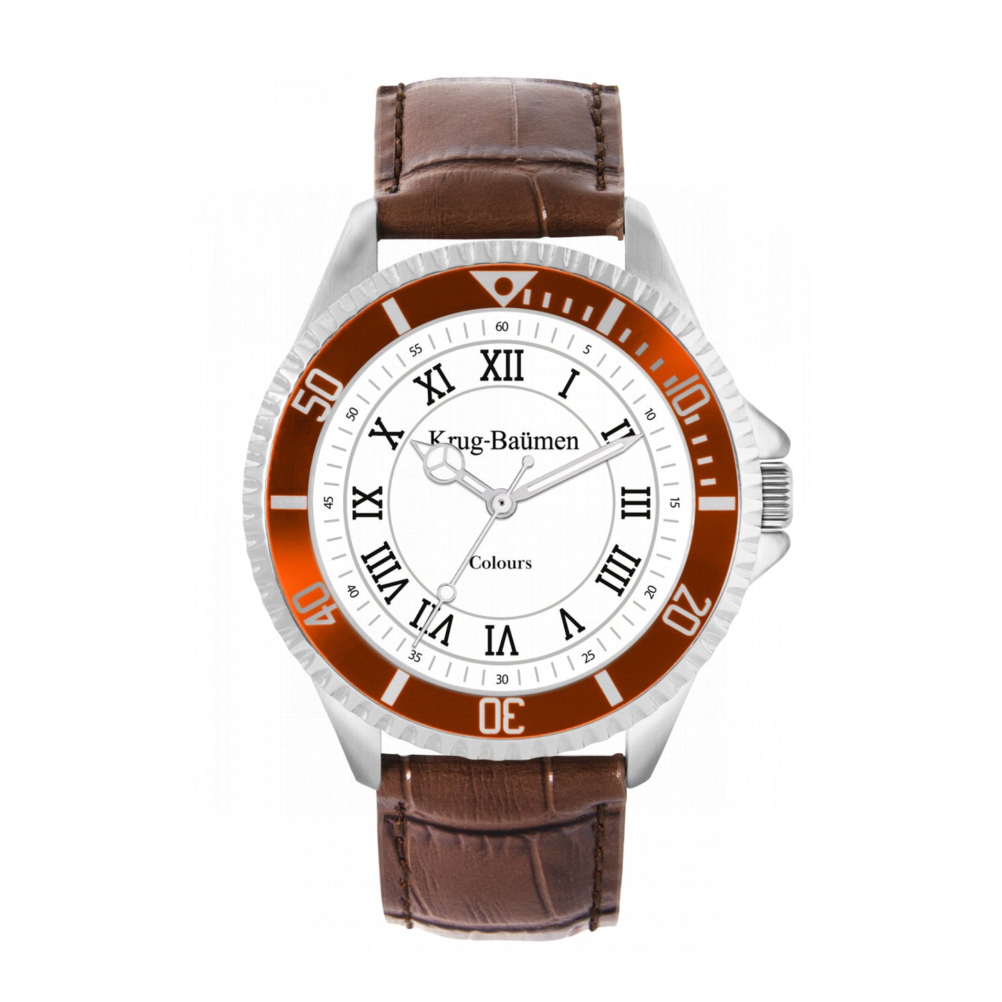 Krug Baümen Men's COLOURS Brown Watch